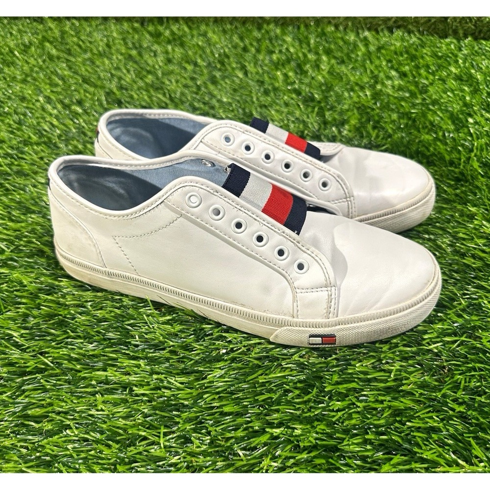 Tommy Hilfiger TWANNI Women's White Slip-On Sneakers Casual Shoes US 8
